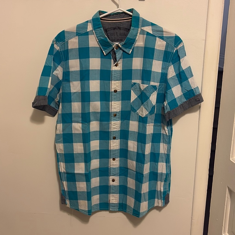 Men’s large esprit short sleeve leveeve button up